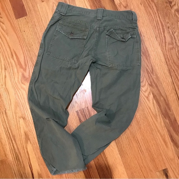 ▪️Joie Army Green Cropped Pants - Picture 5 of 11